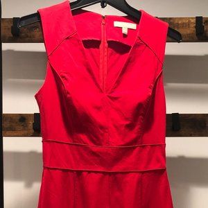 Banana Republic Sleeveless Sheath Dress (Red)